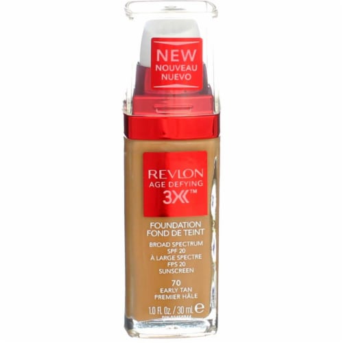 Revlon Age Defying 70 Early Tan Foundation Perspective: front