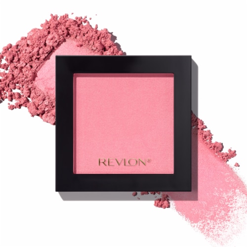 Revlon Tickled Pink Shimmer Powder Blush Perspective: front