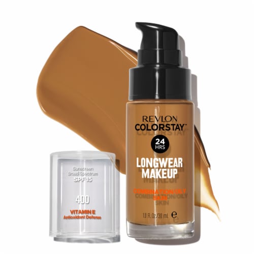 Revlon Colorstay™ 400 Caramel Matte Finish Foundation Perspective: front