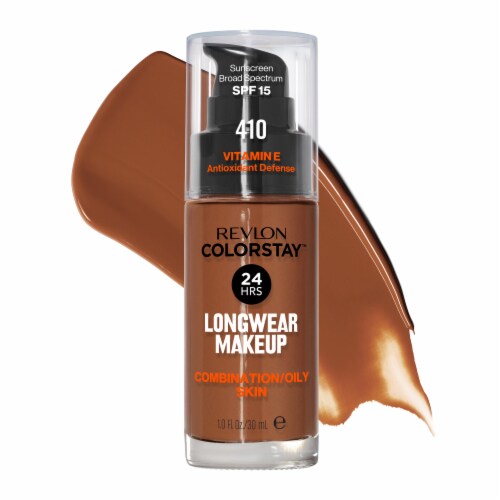 Revlon ColorStay Longwear Makeup Foundation For Combination/Oily Skin 410 Cappuccino Perspective: front