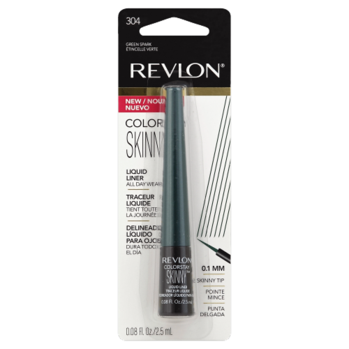 Revlon Colorstay Green Spark Skinny Liquid Liner Perspective: front