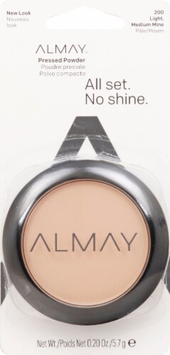Almay All Set No Shine Light Medium Pressed Powder Perspective: front