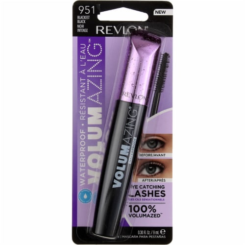 Revlon Volumazing Mascara Waterproof 951 Blackest Black Perspective: front