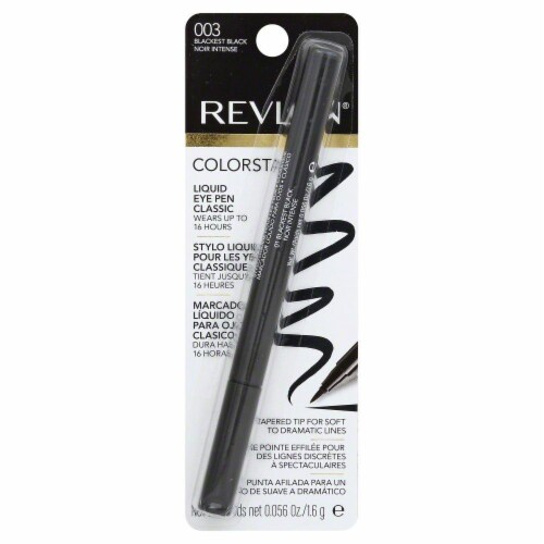 Revlon Blackest Black Liquid Eye Pen Perspective: front