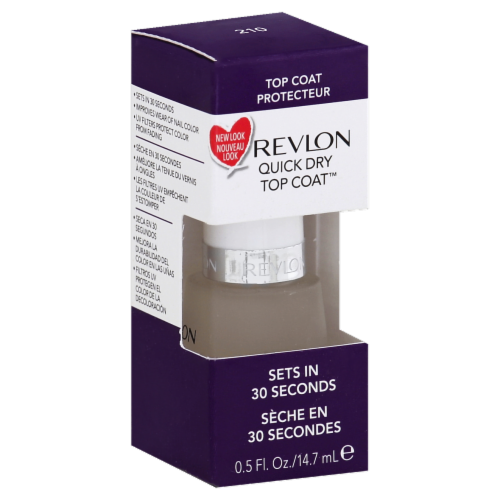 Revlon Quick Dry Top Coat Nail Polish, 1 ct - Smith's Food and Drug