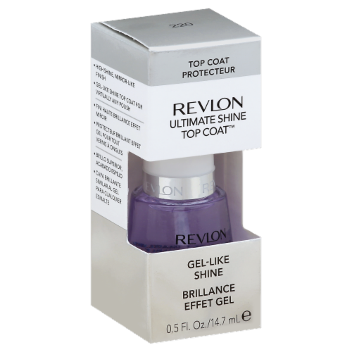 Revlon Ultimate Shine Top Coat Nail Polish Perspective: front