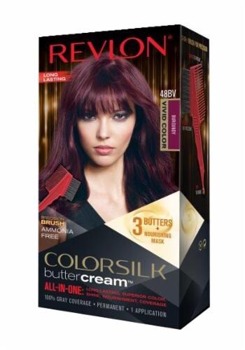 Revlon Colorsilk Buttercream 48BV Vivid Burgundy Hair Color, 1 ct - Kroger