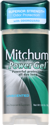Mitchum Clear Gel Unscented Deodorant Perspective: front