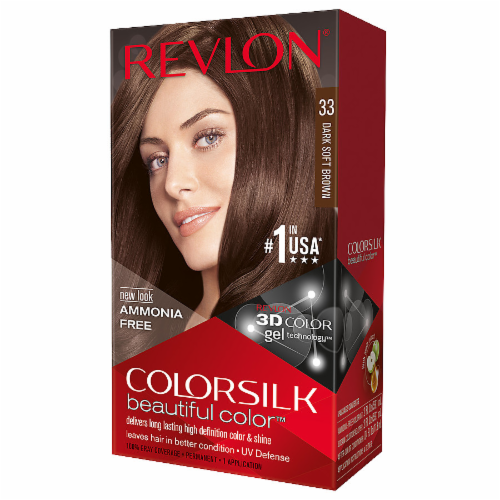 Revlon® Colorsilk Dark Soft Brown 33 Hair Color Perspective: front