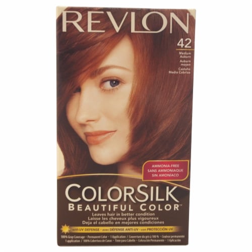 kroger  revlon colorsilk medium auburn 42 hair color 1 ct