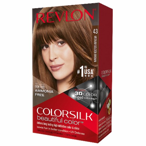 Qfc Revlon Colorsilk Medium Golden Brown 43 Hair Color 1