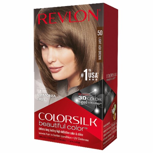 Revlon® Colorsilk 50 Light Ash Brown Hair Color Perspective: front