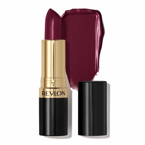 Revlon Super Lustrous 477 Black Cherry Creme Lipstick Perspective: front