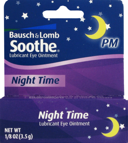 Bausch & Lomb Soothe Night Time Lubricant Eye Ointment Perspective: front
