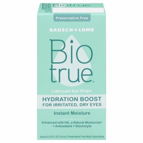 Bausch & Lomb Biotrue® Hydration Boost Lubricant Eye Drops Perspective: front