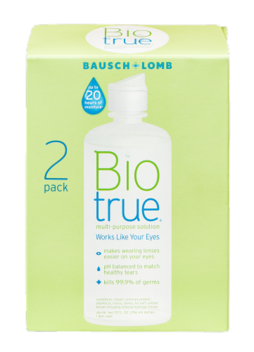 Bausch & Lomb Biotrue Multi Purpose Solution Twin Pack Perspective: front