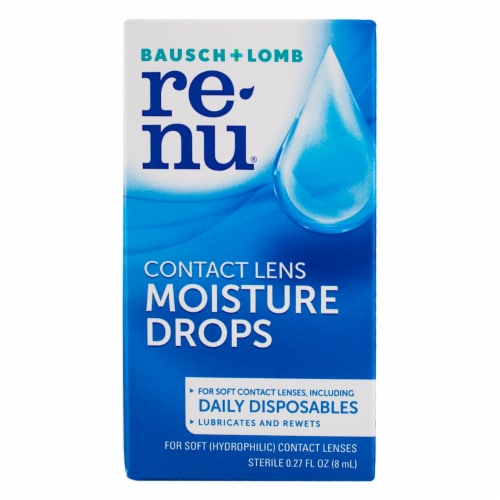 Bausch & Lomb ReNu® MultiPlus Lubricating & Rewetting Drops Perspective: front
