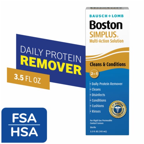 Bausch & Lomb Boston Simplus Multi-Action Solution Perspective: front
