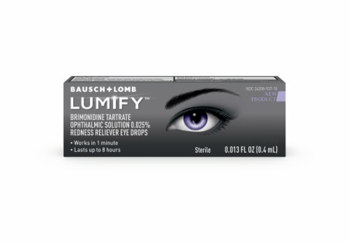 Bausch & Lomb Lumify Redness Reliever Eye Drops Perspective: front
