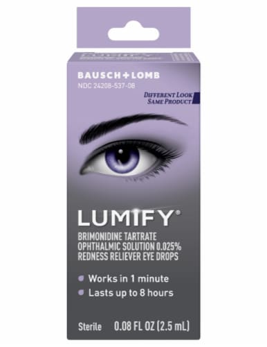 Bausch & Lomb Lumify® Redness Reliever Eye Drops Perspective: front