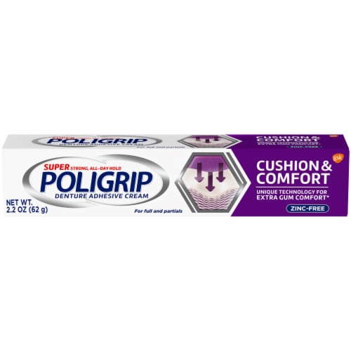 Poligrip Denture Adhesive Cream Perspective: front