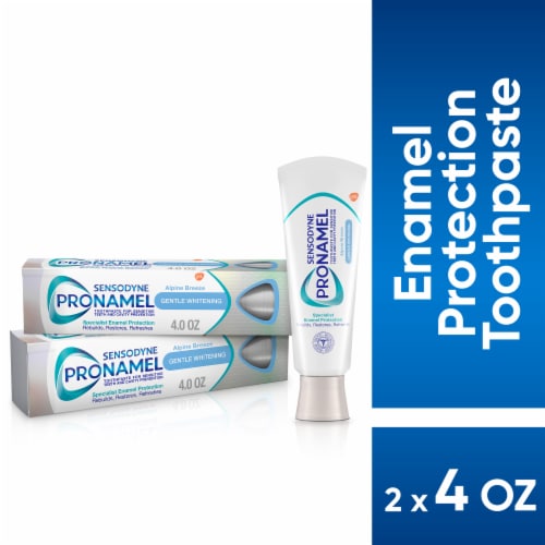 Pronamel, Gentle Whitening, Toothpaste For Sensitive Teeth and Cavity Protection, Alpine Breeze Perspective: front