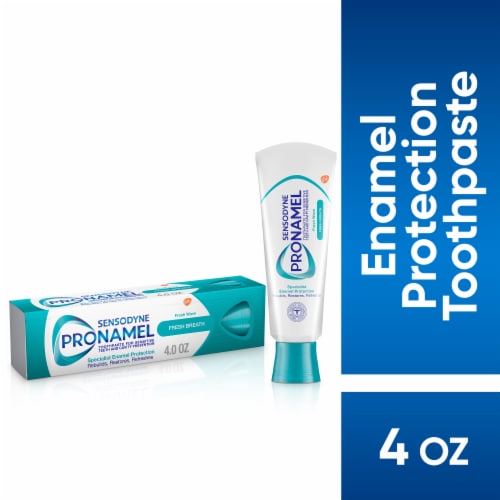 Pronamel, Fresh Breath, Toothpaste For Sensitive Teeth and Cavity Protection, Fresh Wave Perspective: front