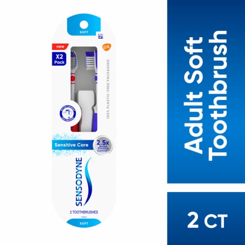 Sensodyne Sensitive Care Soft Toothbrush Perspective: front