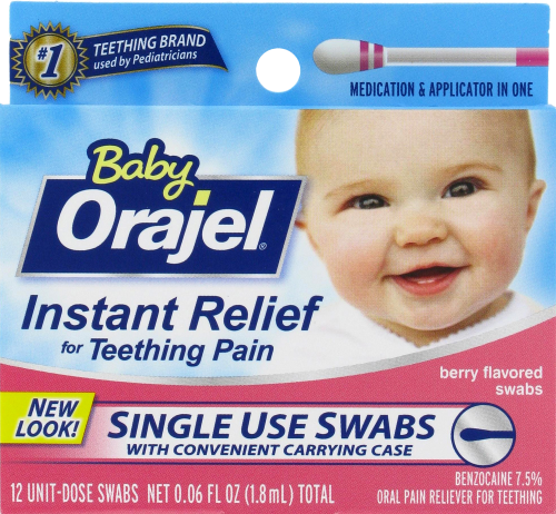 orajel teething swabs