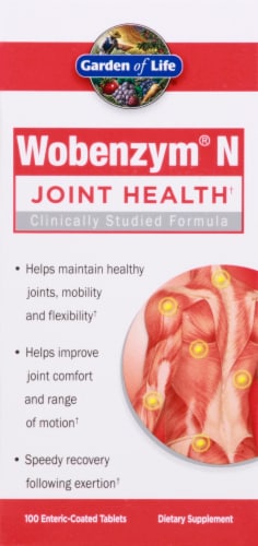 Garden of Life Wobenzyn N Tablets Perspective: front