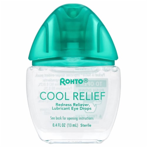 Rohto Redness Relief Cooling Eye Drops Perspective: front