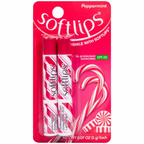 Softlips® Lip Protectant Sunscreen - Peppermint Perspective: front