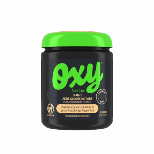 Oxy® Maximum Action 3 in 1 Acne Treatment Pads Perspective: front