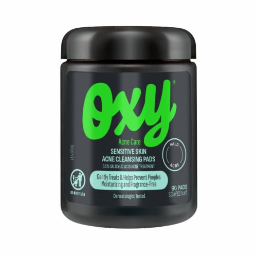 Oxy® Sensitive Skin Acne Face Cleansing Pads Perspective: front
