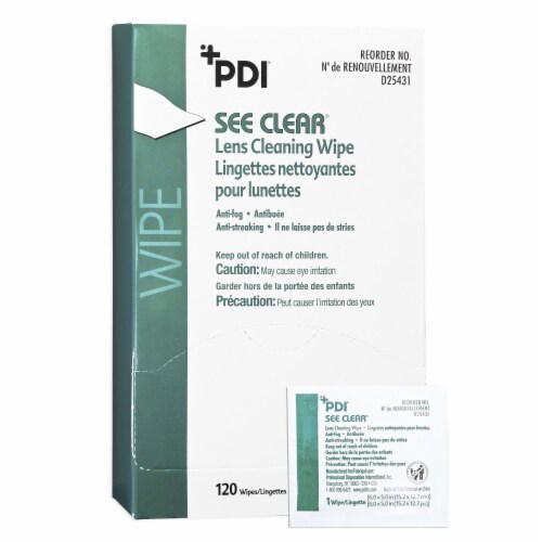 See Clear Lens Cleaning Wipe , 120 Ct Perspective: front