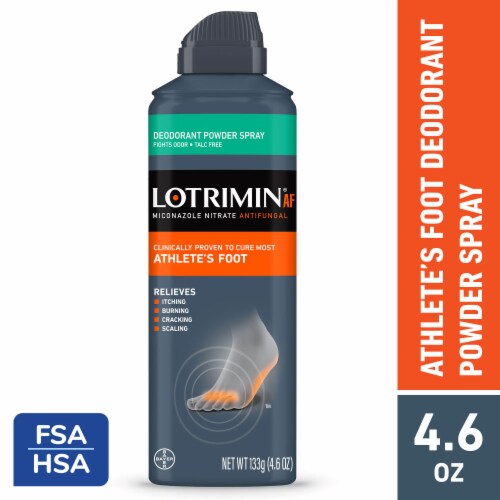 Lotrimin® AntiFungal Athlete's Foot Deodorant Powder Spray Perspective: front