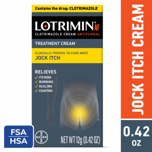 Lotrimin® Jock Itch Antifungal Clotrimazole Cream Perspective: front