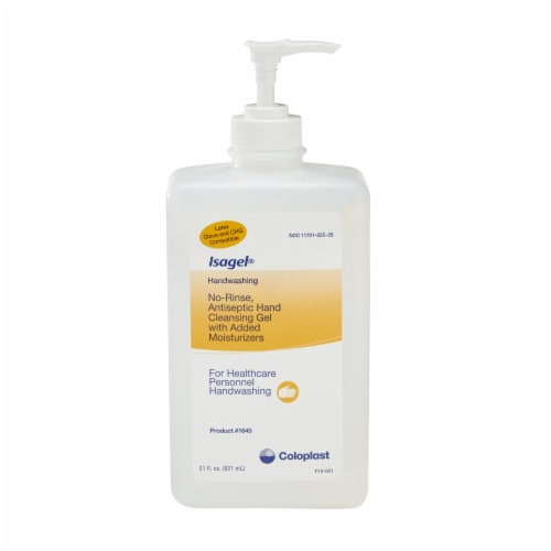 Isagel Ethyl Alcohol Alcohol Hand Sanitizer 21 oz. Pump Bottle 12 Ct Perspective: front