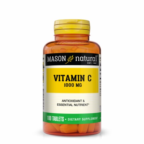 Mason Natural Vitamin C Tablets 1000mg Perspective: front