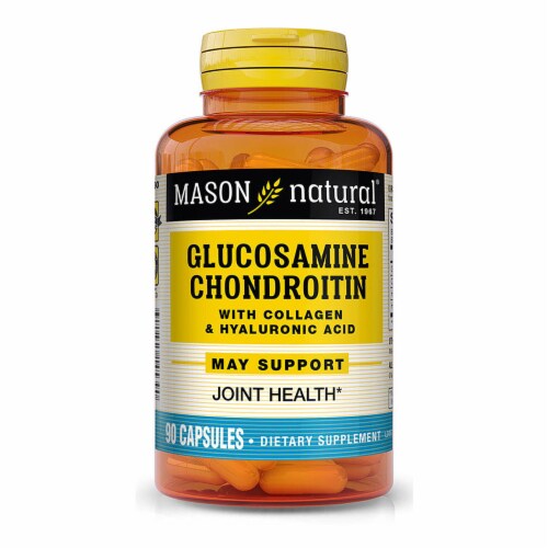GLUCOSAMINE CHONDROITIN WITH COLLAGEN & HYALURONIC ACID CAPSULES, 1