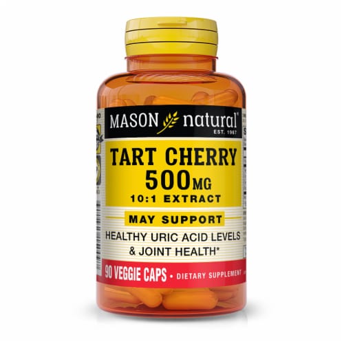 Mason Natural Tart Cherry Supplement Veggie Capsules Adult 1 Unit 90 Count Perspective: front