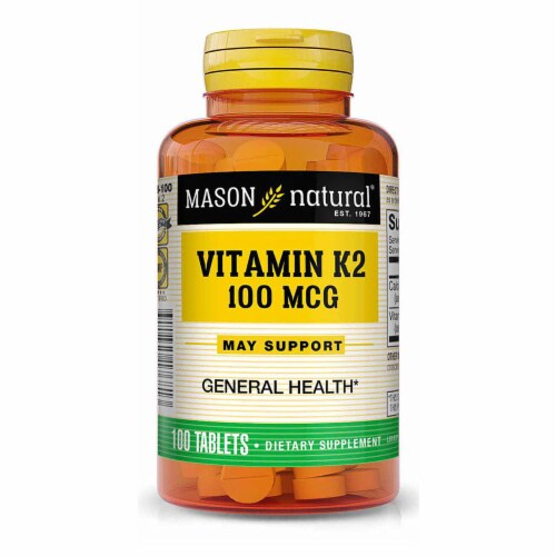 Mason Natural Vitamin K2 100 mcg 100 Tablets, 100 Count Fred Meyer