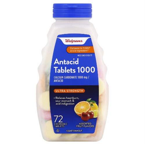 Walgreens Ultra Strength Assorted Fruit Flavors Antacid Chewable