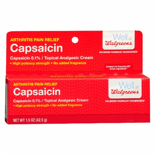 Walgreens Capsaicin Arthritis Pain Relief Cream, 1.5 oz Kroger