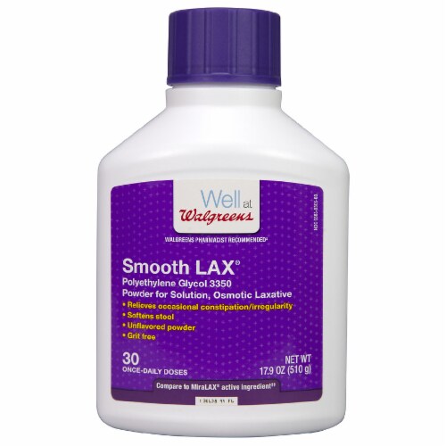 Walgreens Smooth LAX Powder Laxative, 17.9 oz Ralphs
