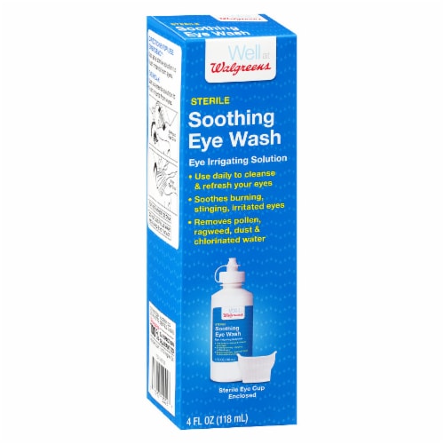 Walgreens Sterile Soothing Eye Wash Eye Irrigating Solution, 4 fl oz