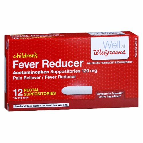 Fever Reducer Rectal Suppositories