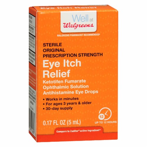 Walgreens Eye Itch Relief Drops, .17 fl oz Kroger