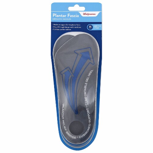 Walgreens Men's Plantar Fascia Orthotic Insoles Pair, 7-12 - Smith’s ...