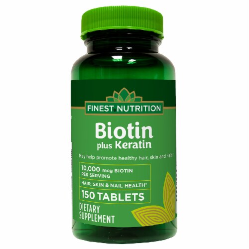 Finest Nutrition Biotin plus Keratin Tablets, 150 ct - QFC